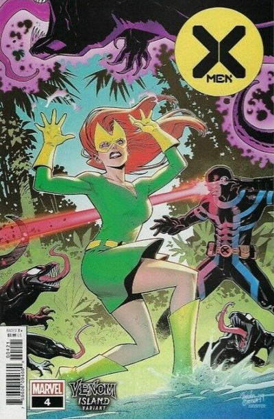 Cover for X-Men (Marvel, 2019 series) #4 [Belen Ortega 'Venom Island']