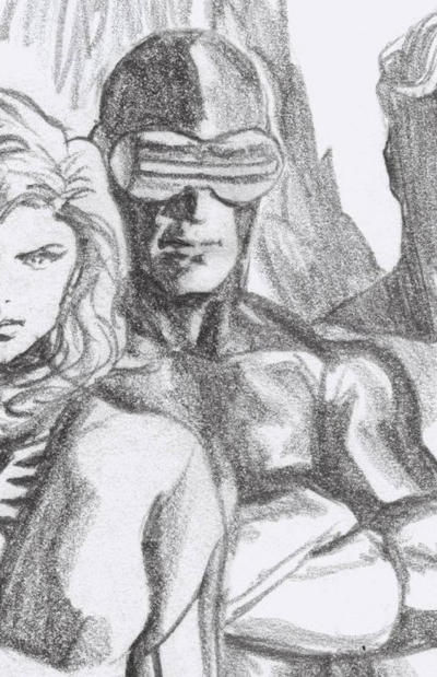 Cover for X-Men (Marvel, 2019 series) #13 [Alex Ross Timeless Cyclops Virgin Sketch]