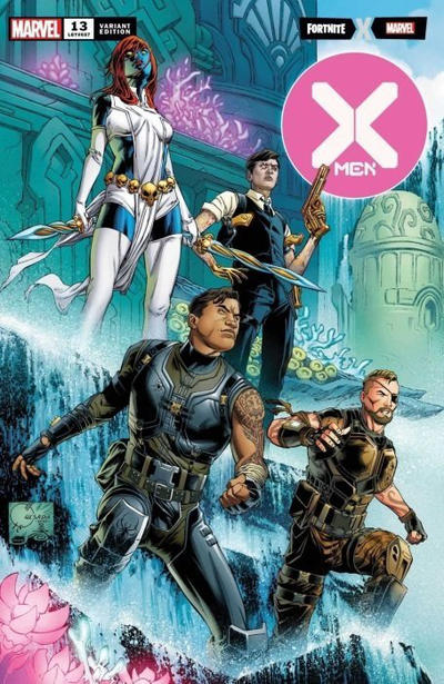 Cover for X-Men (Marvel, 2019 series) #13 [Joe Quesada Fortnite Cover]