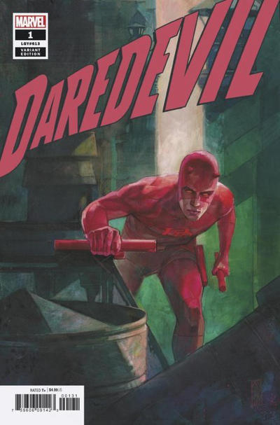 Cover for Daredevil (Marvel, 2019 series) #1 [Alex Maleev 1:25 Cover]