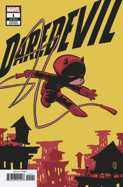 Cover for Daredevil (Marvel, 2019 series) #1 [Skottie Young]