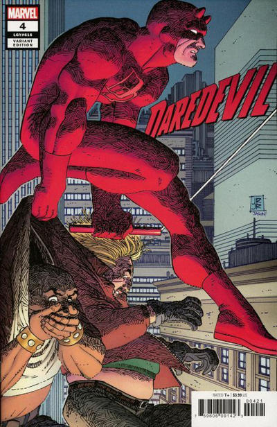 Cover for Daredevil (Marvel, 2019 series) #4 (616) [John Romita Jr. "Hidden Gem" Cover]