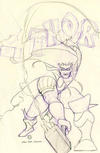 Cover Thumbnail for Thor (2020 series) #6 [Peach Momoko "Mighty Thor 337" Sketch]