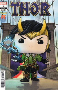 Cover Thumbnail for Thor (Marvel, 2020 series) #1 (727) [PX Previews Funko Exclusive - Matt Hayhurst - Purple Logo]