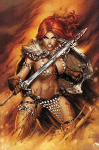 Cover Thumbnail for The Invincible Red Sonja (Dynamite Entertainment, 2021 series) #3 [Retailer Exclusive Comics Elite Cover Eric Basaldua]