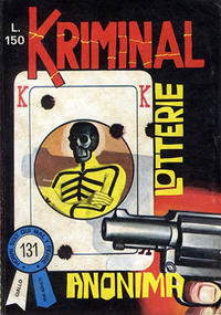 Cover Thumbnail for Kriminal (Editoriale Corno, 1964 series) #131