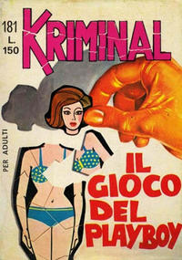 Cover Thumbnail for Kriminal (Editoriale Corno, 1964 series) #181