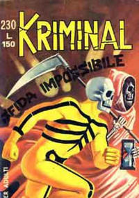 Cover Thumbnail for Kriminal (Editoriale Corno, 1964 series) #230