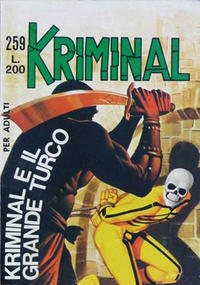 Cover Thumbnail for Kriminal (Editoriale Corno, 1964 series) #259