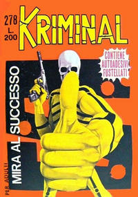 Cover Thumbnail for Kriminal (Editoriale Corno, 1964 series) #278