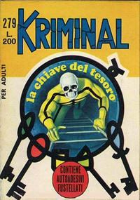 Cover Thumbnail for Kriminal (Editoriale Corno, 1964 series) #279