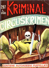 Cover Thumbnail for Kriminal (Editoriale Corno, 1964 series) #297