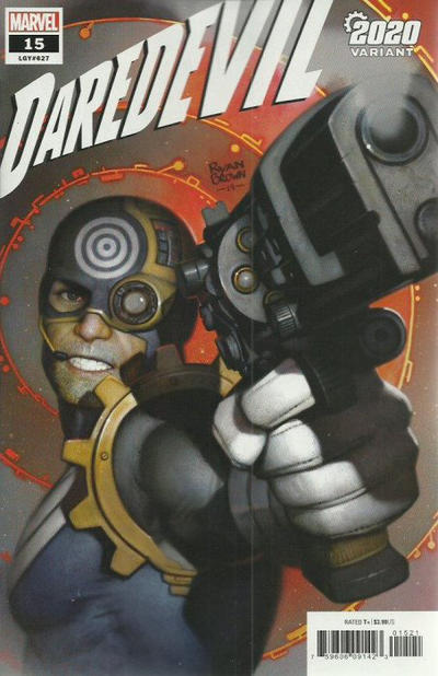 Cover for Daredevil (Marvel, 2019 series) #15 (627) [Ryan Brown '2020']