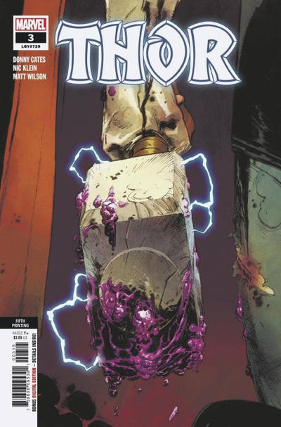 Cover for Thor (Marvel, 2020 series) #3 (729) [Fifth Printing - Nic Klein]