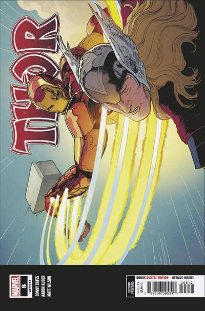 Cover for Thor (Marvel, 2020 series) #8 (734) [Second Printing]