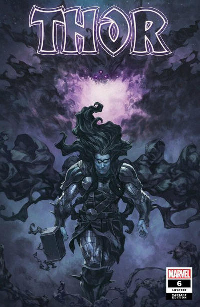 Cover for Thor (Marvel, 2020 series) #6 (732) [Sanctum Sanctorum / Slab City Comics Exclusive - Skan]