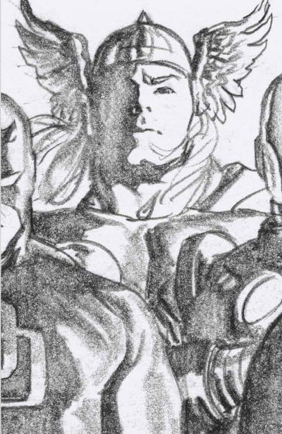 Cover for Thor (Marvel, 2020 series) #8 (734) [Alex Ross 'Timeless' Thor Virgin Sketch]