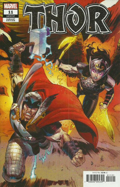 Cover for Thor (Marvel, 2020 series) #11 (737) [Nic Klein Variant Cover]