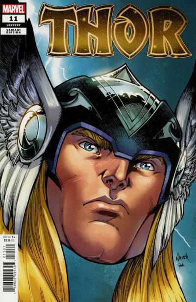 Cover for Thor (Marvel, 2020 series) #11 (737) [Todd Nauck Headshot Cover]