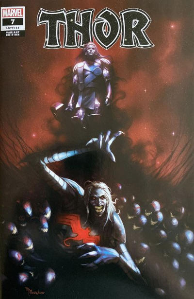 Cover for Thor (Marvel, 2020 series) #7 (733) [Illuminati Exclusive - Miguel Mercado 'A']