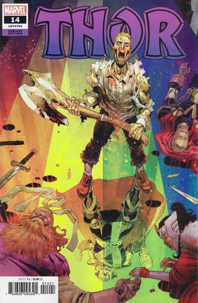 Cover for Thor (Marvel, 2020 series) #14 (740) [Nic Klein Variant Cover]