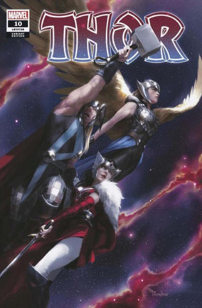Cover for Thor (Marvel, 2020 series) #10 (736) [Unknown Comics Miguel Mercado]