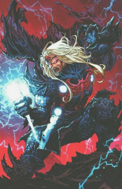 Cover for Thor (Marvel, 2020 series) #10 (736) [Ken Lashley Knullified Virgin]