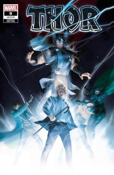 Cover for Thor (Marvel, 2020 series) #9 (735) [Illuminati Exclusive - Miguel Mercado]