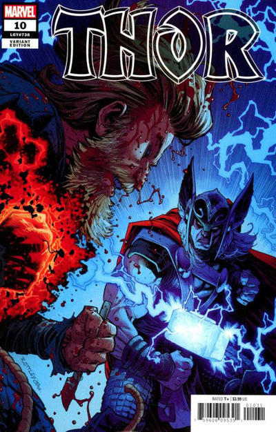 Cover for Thor (Marvel, 2020 series) #10 (736) [Ryan Ottley Variant Cover]