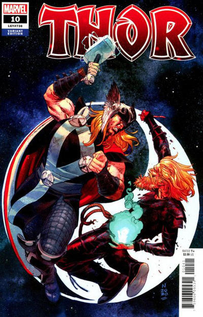 Cover for Thor (Marvel, 2020 series) #10 (736) [Nic Klein Variant Cover]