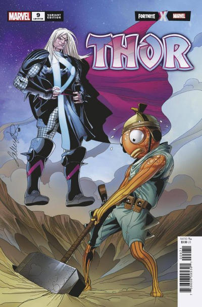 Cover for Thor (Marvel, 2020 series) #9 (735) [Salvador Larroca 'Fortnite' Cover]