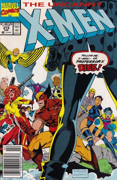 Cover for The Uncanny X-Men (Marvel, 1981 series) #273 [Mark Jewelers]
