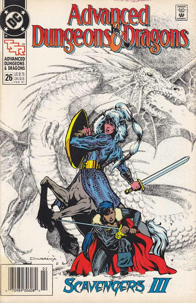 Cover for Advanced Dungeons & Dragons Comic Book (DC, 1988 series) #26 [Newsstand]