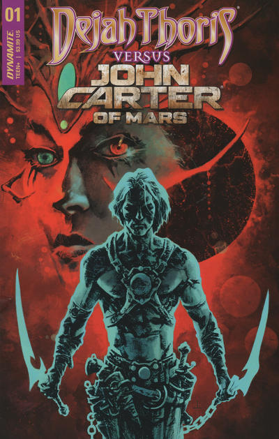 Cover for Dejah Thoris versus John Carter (Dynamite Entertainment, 2021 series) #1 [Premium Cover Sebastian Fiumara]