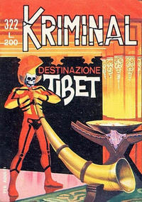 Cover Thumbnail for Kriminal (Editoriale Corno, 1964 series) #322