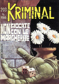 Cover Thumbnail for Kriminal (Editoriale Corno, 1964 series) #203