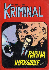 Cover Thumbnail for Kriminal (Editoriale Corno, 1964 series) #368