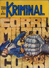 Cover Thumbnail for Kriminal (Editoriale Corno, 1964 series) #359