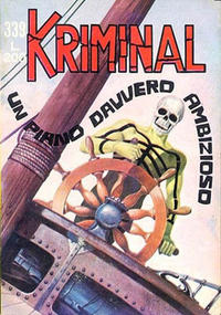Cover Thumbnail for Kriminal (Editoriale Corno, 1964 series) #339