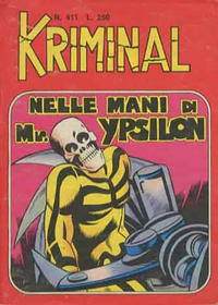 Cover Thumbnail for Kriminal (Editoriale Corno, 1964 series) #411
