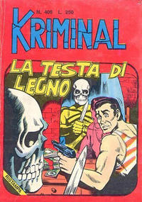 Cover Thumbnail for Kriminal (Editoriale Corno, 1964 series) #406