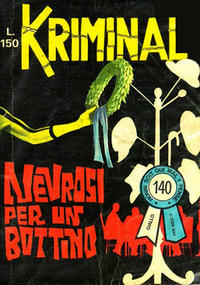 Cover Thumbnail for Kriminal (Editoriale Corno, 1964 series) #140