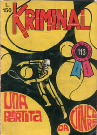 Cover Thumbnail for Kriminal (Editoriale Corno, 1964 series) #113