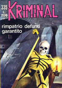 Cover Thumbnail for Kriminal (Editoriale Corno, 1964 series) #335