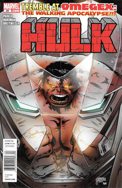 Cover for Hulk (Marvel, 2008 series) #39 [Newsstand]