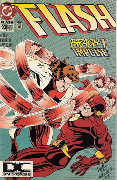 Cover for Flash (DC, 1987 series) #93 [DC Universe Corner Box]