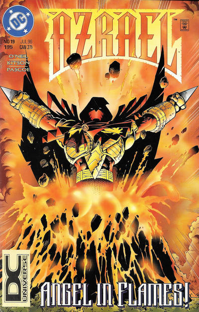 Cover for Azrael (DC, 1995 series) #19 [DC Universe Corner Box]