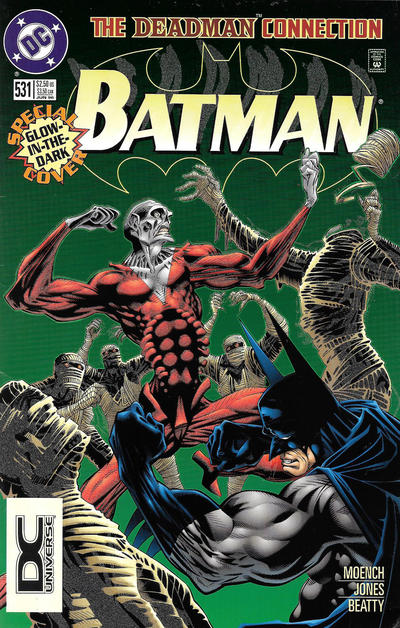 Cover for Batman (DC, 1940 series) #531 [DC Universe Corner Box - Glow-in-the Dark Cover]