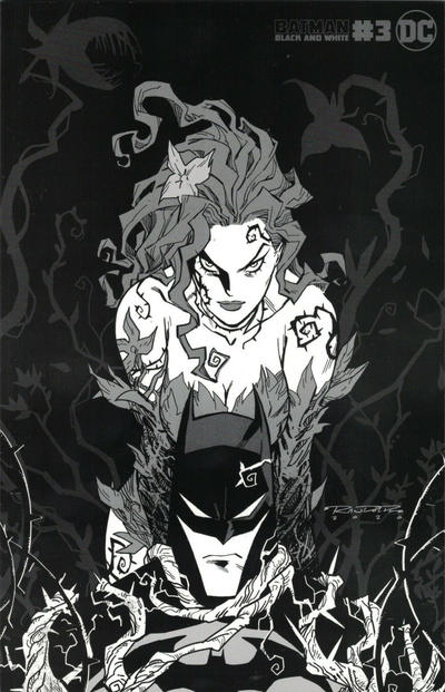 Cover for Batman Black & White (DC, 2021 series) #3 [Khary Randolph Villain Variant Cover]