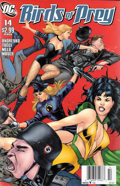 Cover for Birds of Prey (DC, 2010 series) #14 [Newsstand]